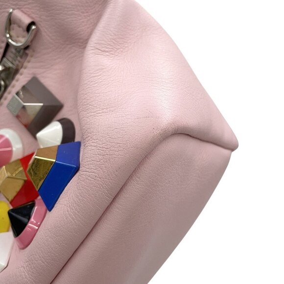 FENDI Pink Leather Shoulder Bag - Picture 7 of 16